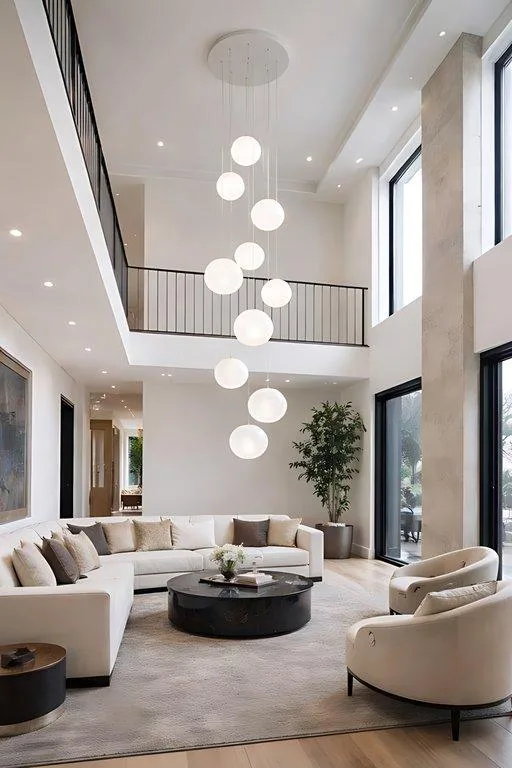 Double Height Chandeliers
