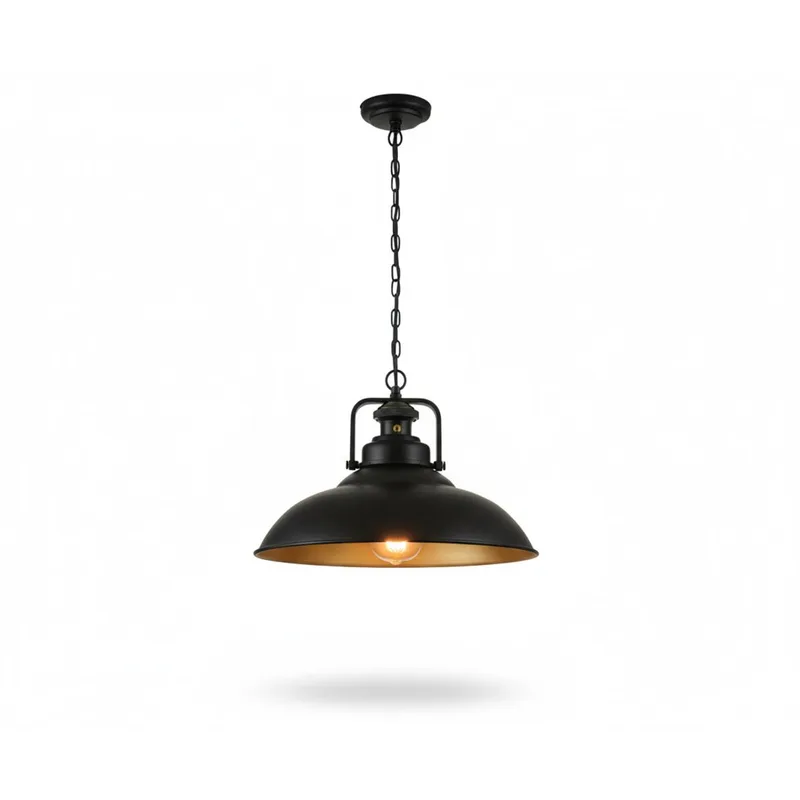 Black Metal Ceiling Pendant Light