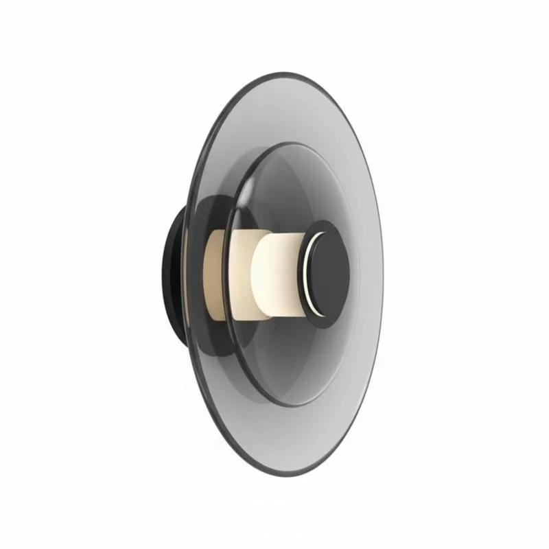 The Glass Disc LED Wall Lamp